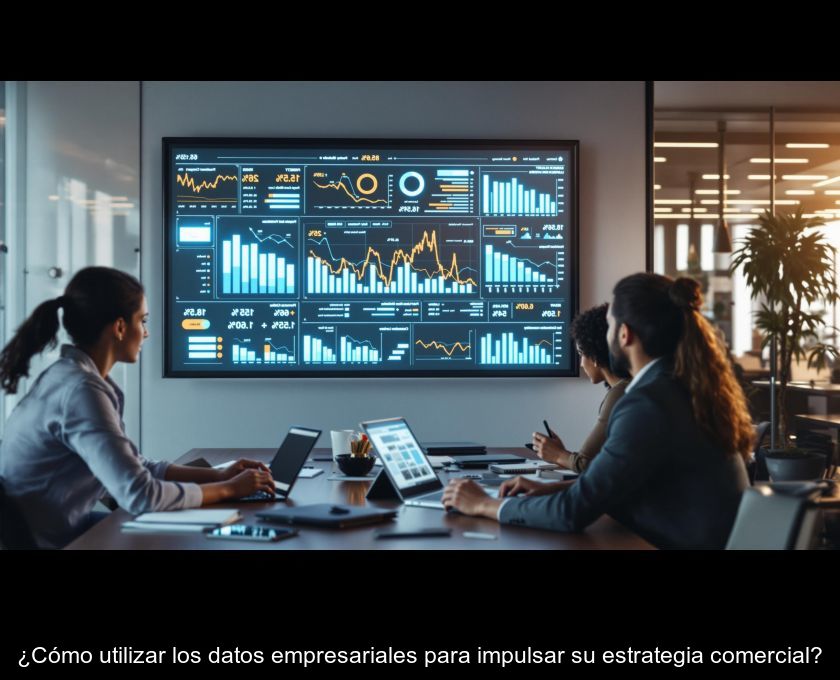 ¿cómo Utilizar Los Datos Empresariales Para Impulsar Su Estrategia Comercial?