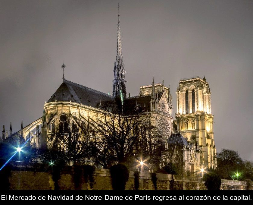 El Mercado De Navidad De Notre-dame De París Regresa Al Corazón De La Capital.