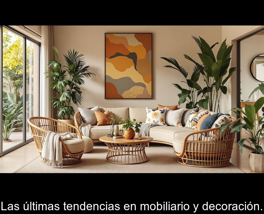 Las últimas Tendencias En Mobiliario Y Decoración.