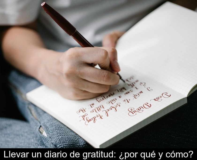 Llevar Un Diario De Gratitud: ¿por Qué Y Cómo?