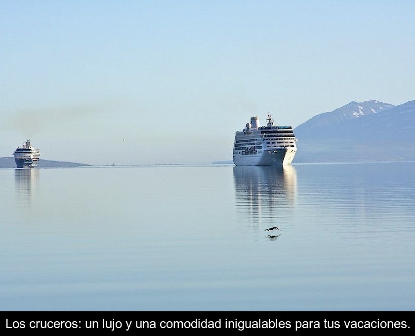 Los Cruceros: Un Lujo Y Una Comodidad Inigualables Para Tus Vacaciones.