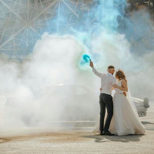 Bengalas de humo para una fiesta de boda: el manual en 5 preguntas