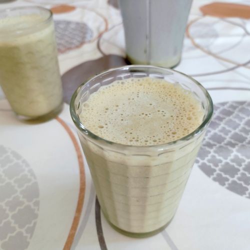 El batido de plátano y matcha: una receta fácil