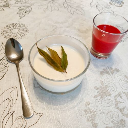 La panna cotta de verbena: una receta fácil